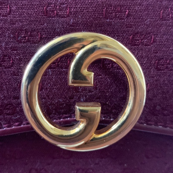 ❤️💋VALENTINES DAY SALE💋❤️ Classy Vintage GUCCI Top Handle/Adjust Shoulder Bag - Picture 7 of 17